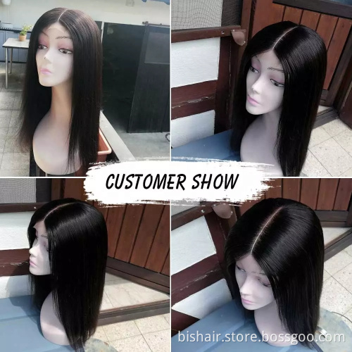Hair wholesalers Virgin human Hair Closure Human 2x6 lace closure for black woman straight middle part in stock